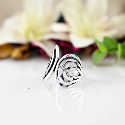 Sterling Silver Ring, Chunky Ring, Thumb Ring, Adjustable Ring for Women, Dainty Ring, Open Ring, Rings for Woman, Gift For Her,