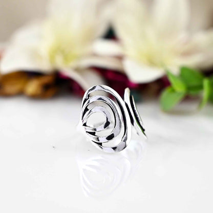 Sterling Silver Ring, Chunky Ring, Thumb Ring, Adjustable Ring for Women, Dainty Ring, Open Ring, Rings for Woman, Gift For Her,