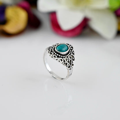 dainty turquoise ring turquoise wedding band turquoise stacking ring delicate turquoise ring  everyday ring anniversary gift