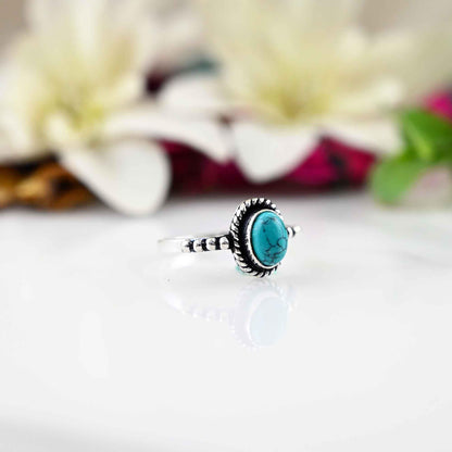 Turquoise ring, unique silver ring, everyday rings, birthday gift for her, gift ideas, turquoise jewelry, girfriend gift, gift for her,