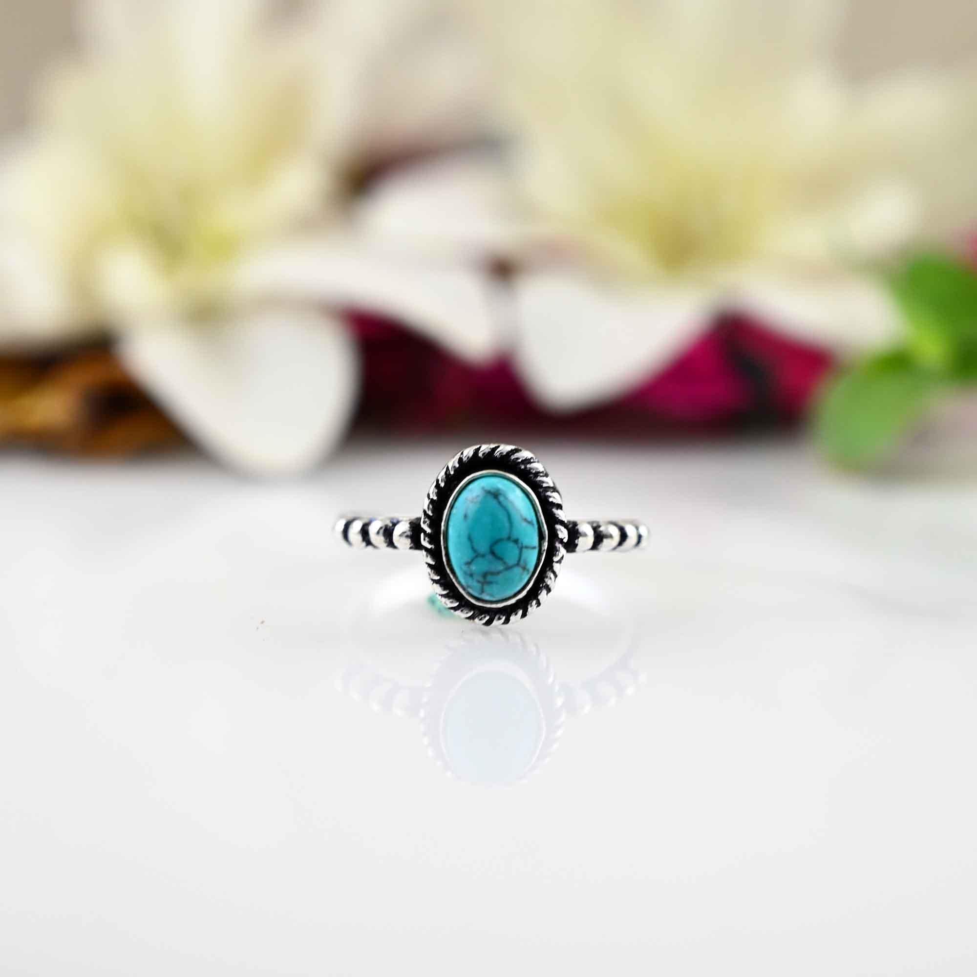 Turquoise ring, unique silver ring, everyday rings, birthday gift for her, gift ideas, turquoise jewelry, girfriend gift, gift for her,